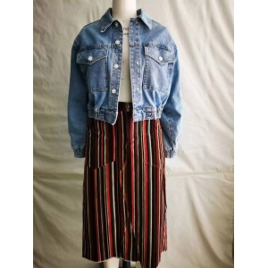 DENIM JACKET、CORDUROY DRESS